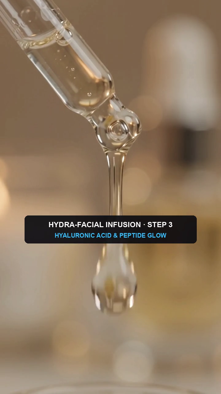Licensed esthetician applying hydrating serum